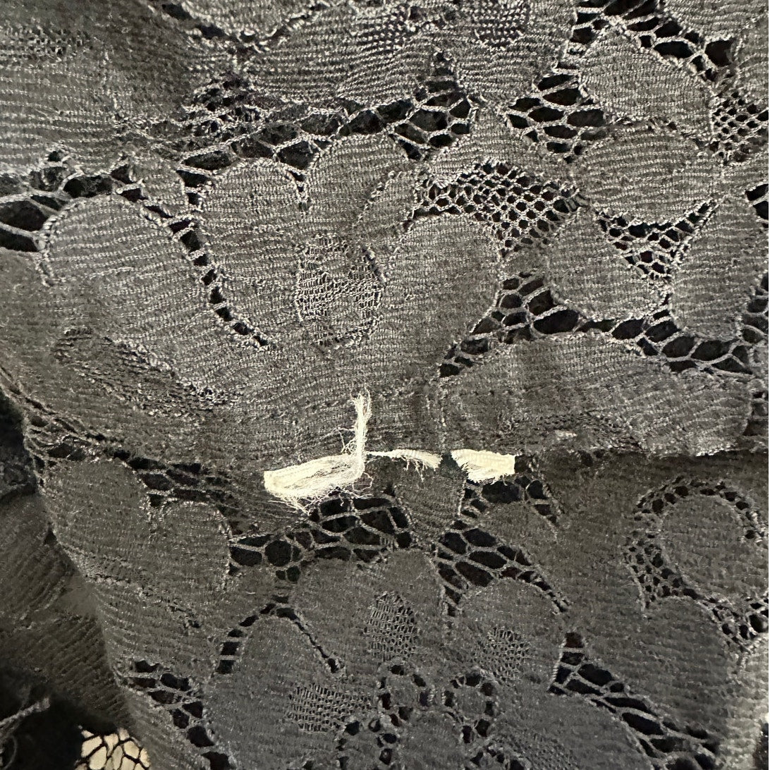 Joie Black Floral Lace Sleeveless Racerback Tank Top M