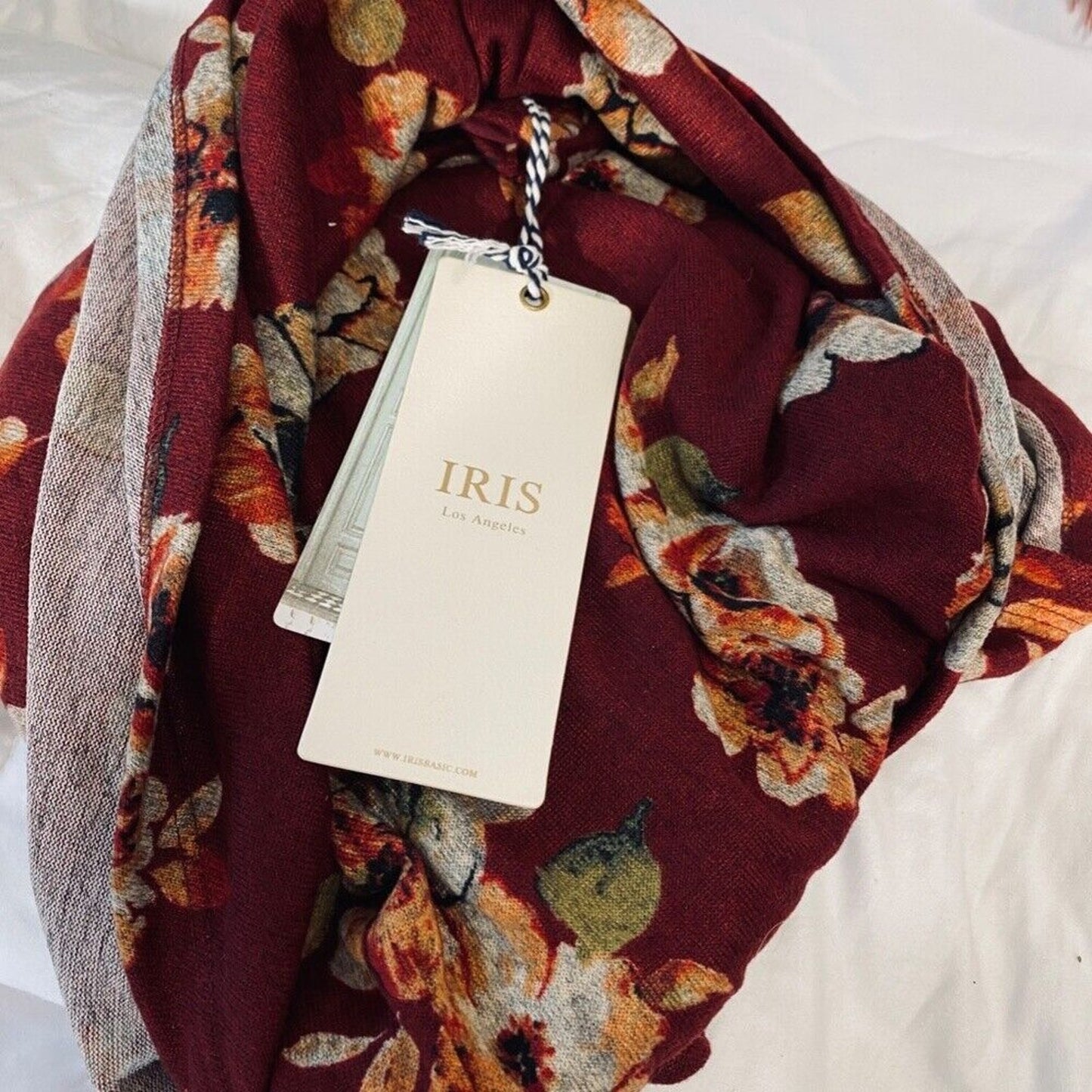 Grunge Y2k Iris Red Wine Floral belted Fit & Flare Sleeveless Knit Dress Small