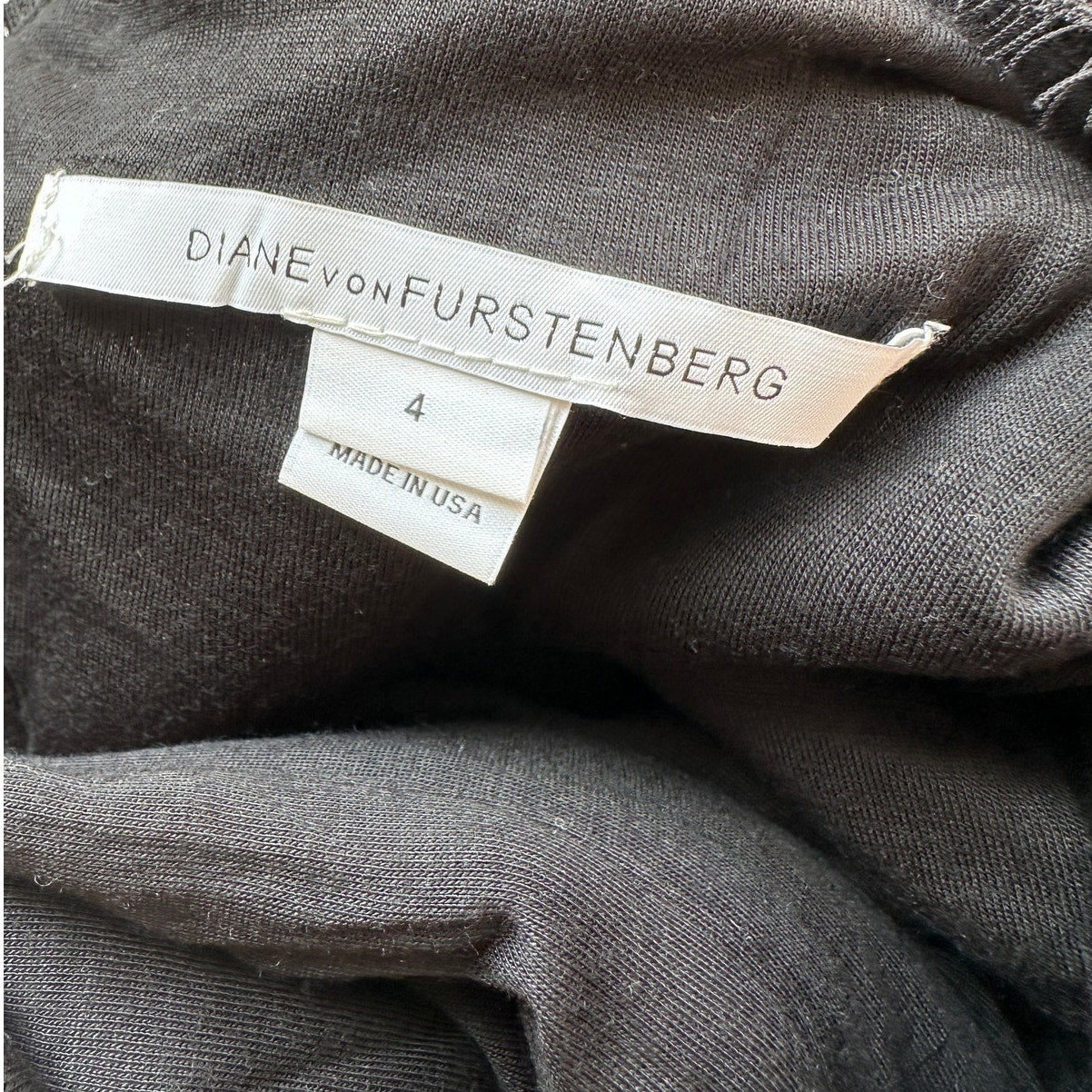 Diane von Furstenberg Black Zarita Stretch Lace Shift Dress 4