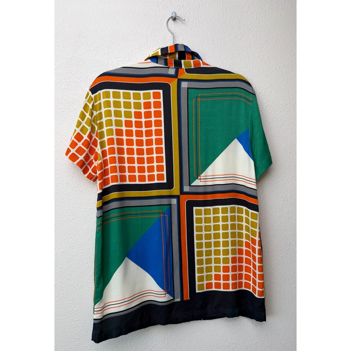 Song of Style Elsie Multi Geo Scarf Blouse XS