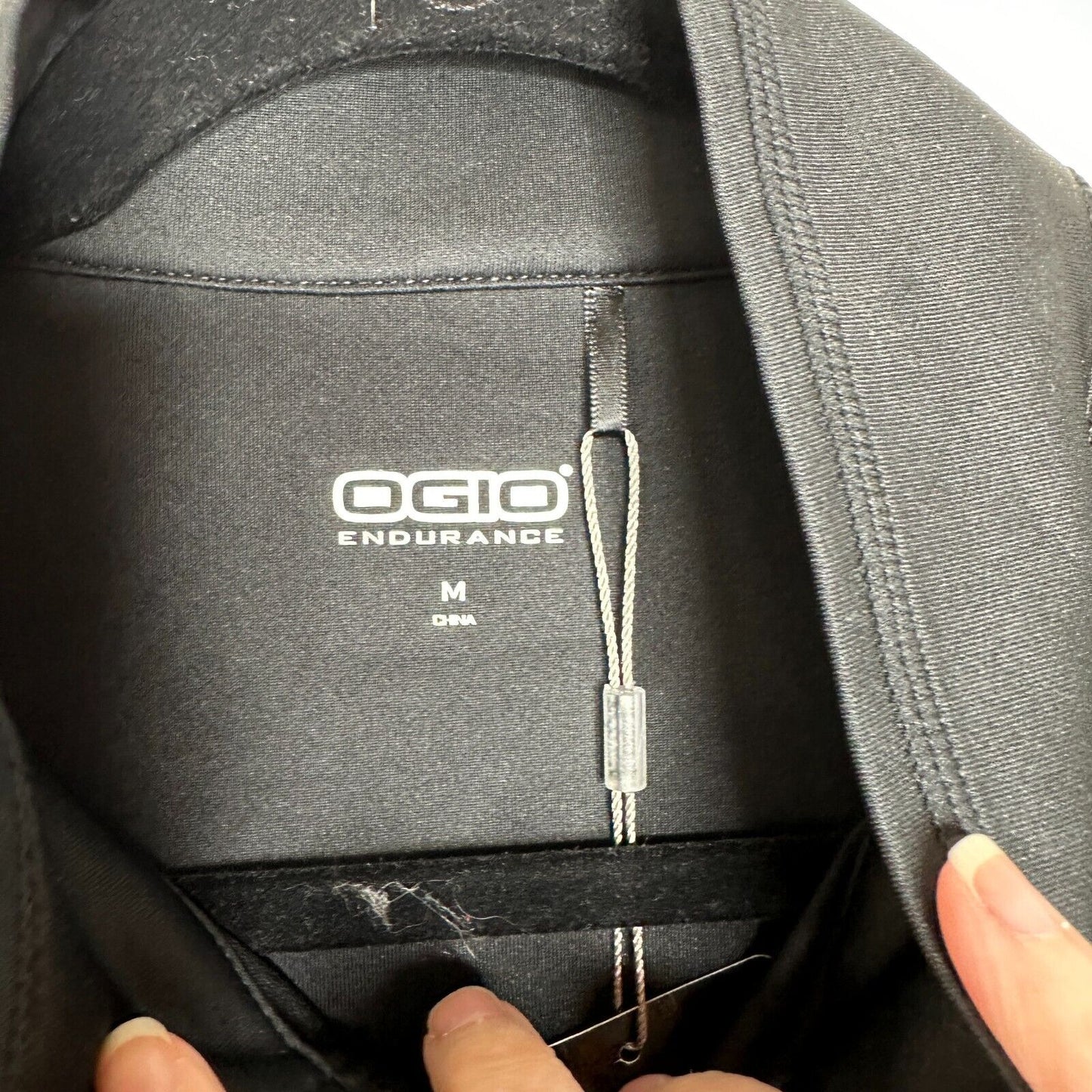 NWT Ogio Men's Black Endurance Fulcrum Running Full Zip Jacket SEIBO Logo M