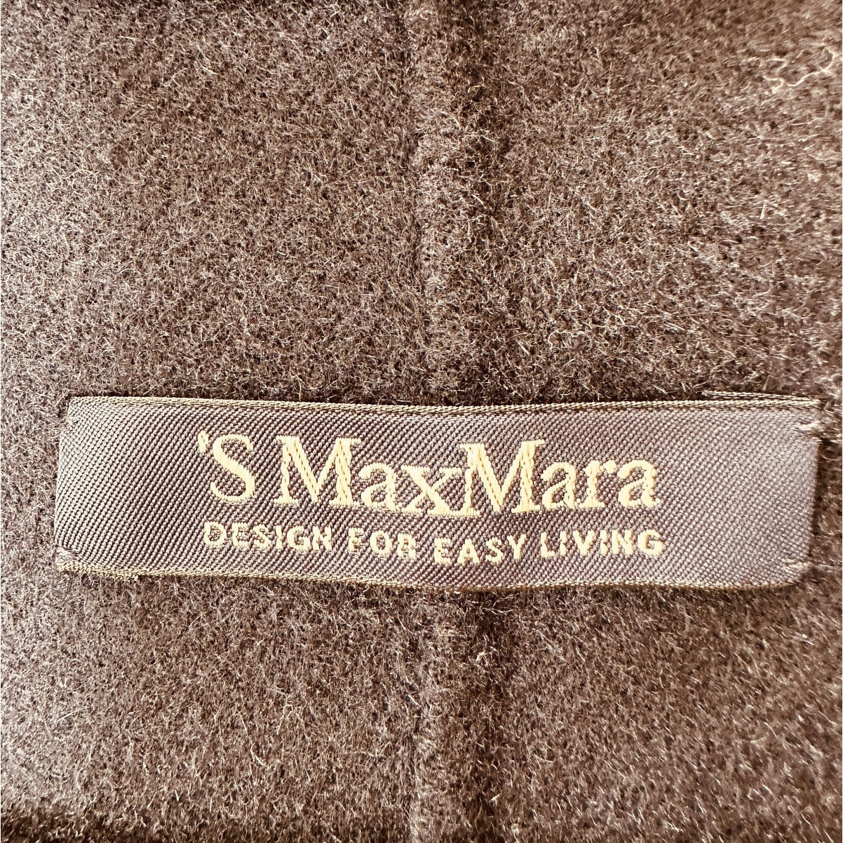 S MaxMara Cucio Amano Navy Angora Wool Blend 3-Button Blazer 12