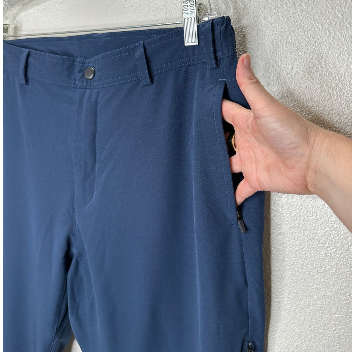 Mack Weldon Navy Blue Radius Flex Jogger Chino Pants L