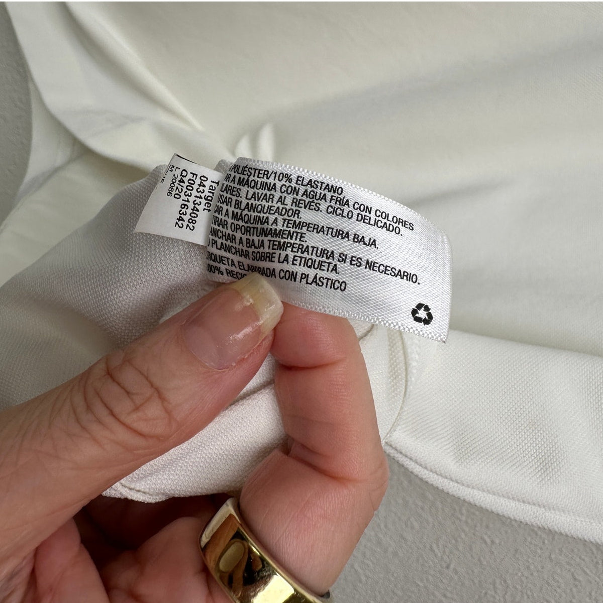 Goodfellow White Polo Shirt Men’s Size M Short Sleeve