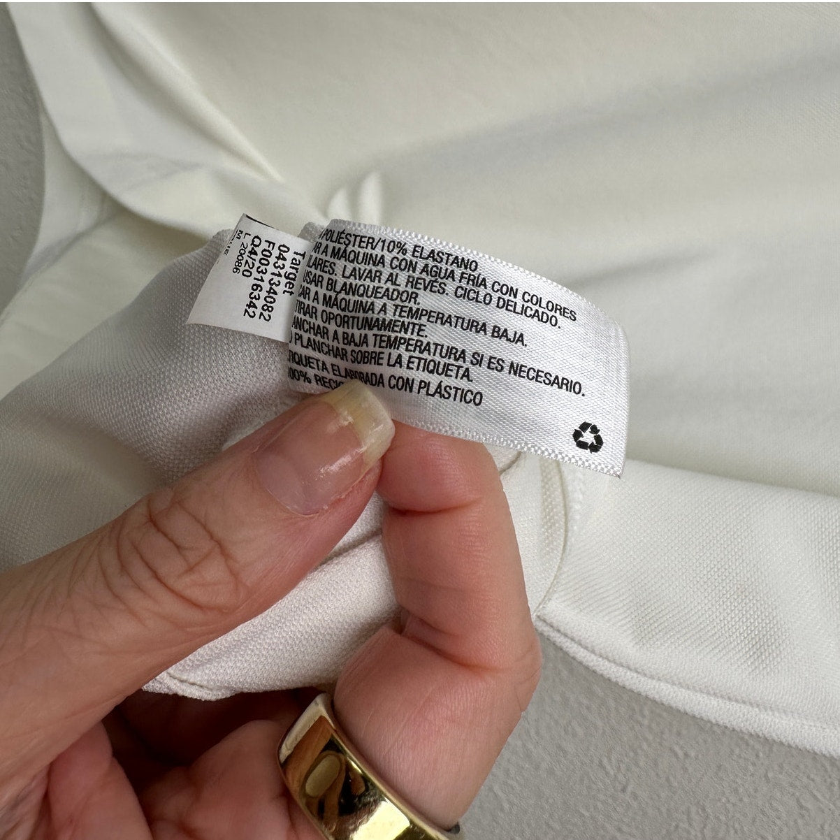 Goodfellow White Polo Shirt Men’s Size M Short Sleeve