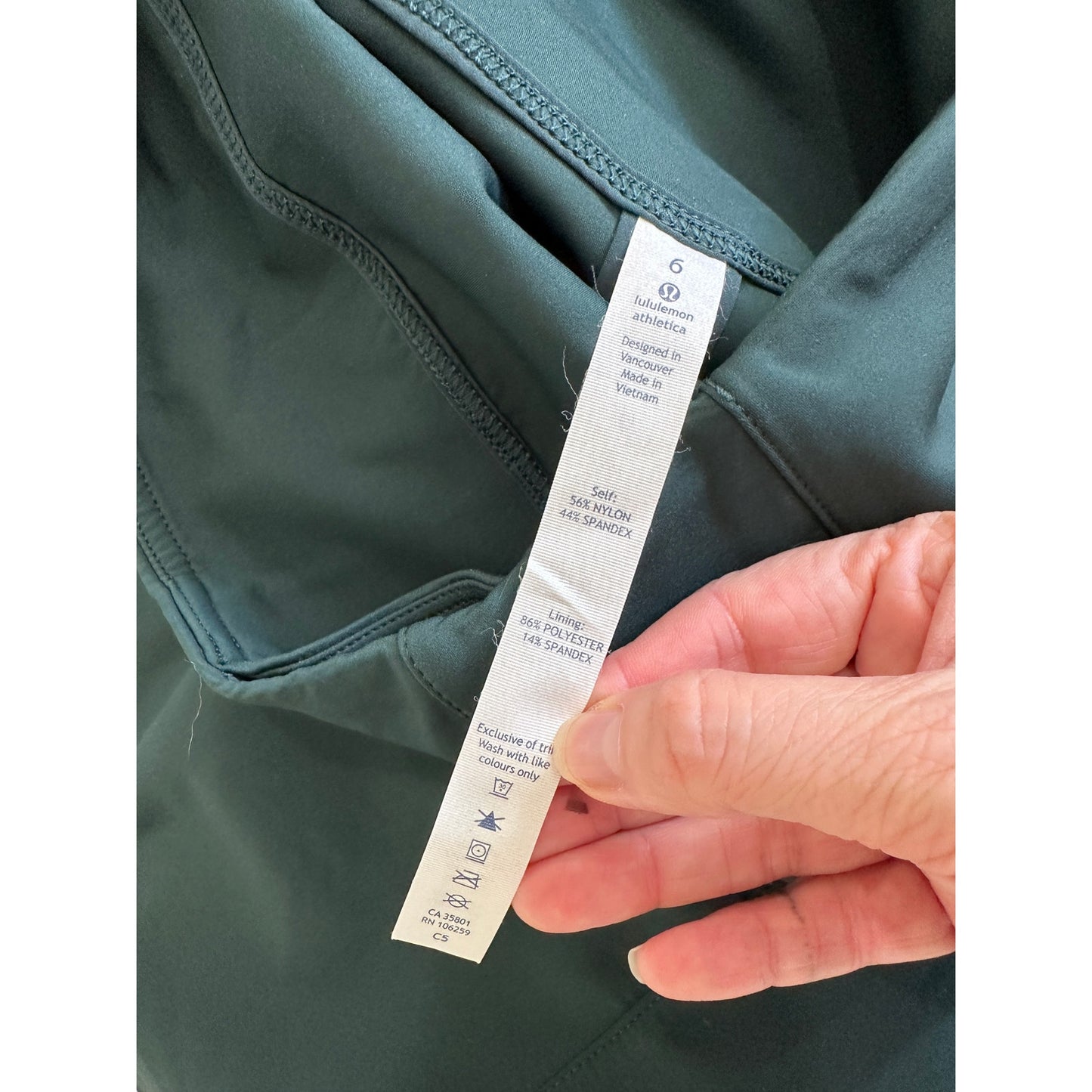 Lululemon Go Cityfarer Forest Green Pencil Mini Skirt 6