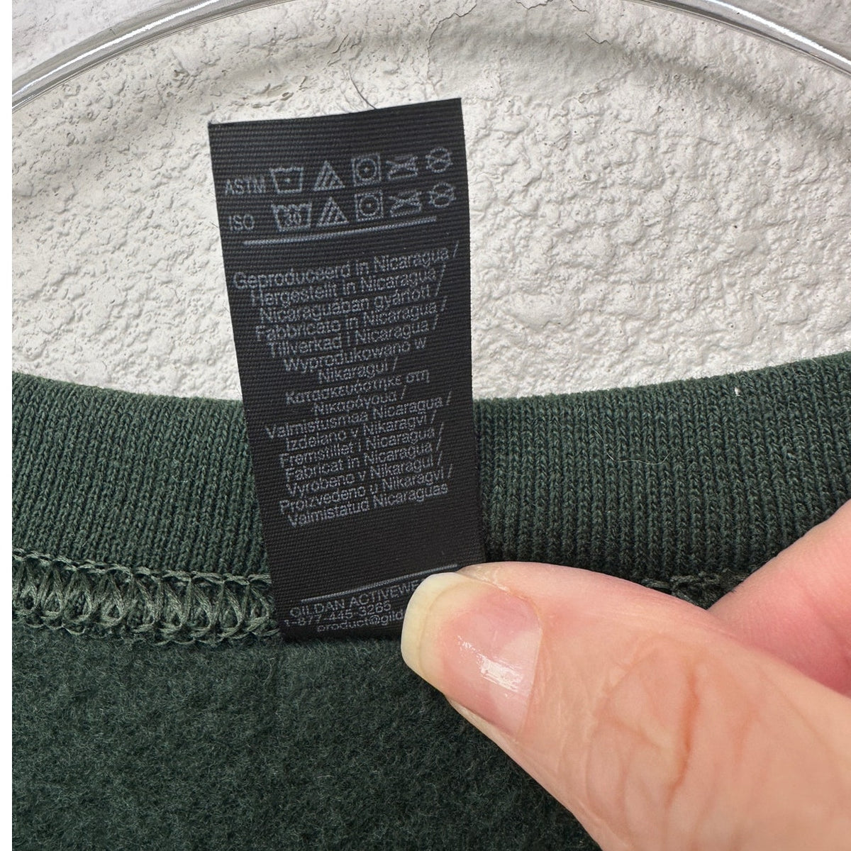 Gildan Green FAST Graphic Crewneck Sweatshirt US S