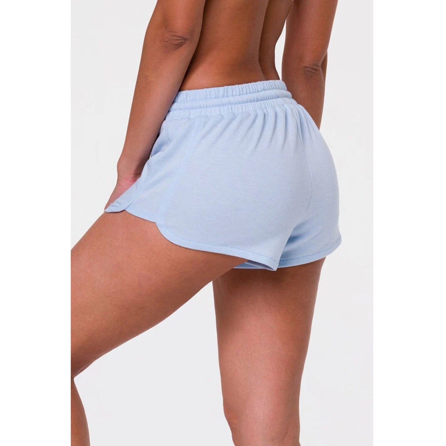Onzie Cute Baby Blue Divine Drawstring Shorts Comfy Drawstring Waistband S / M