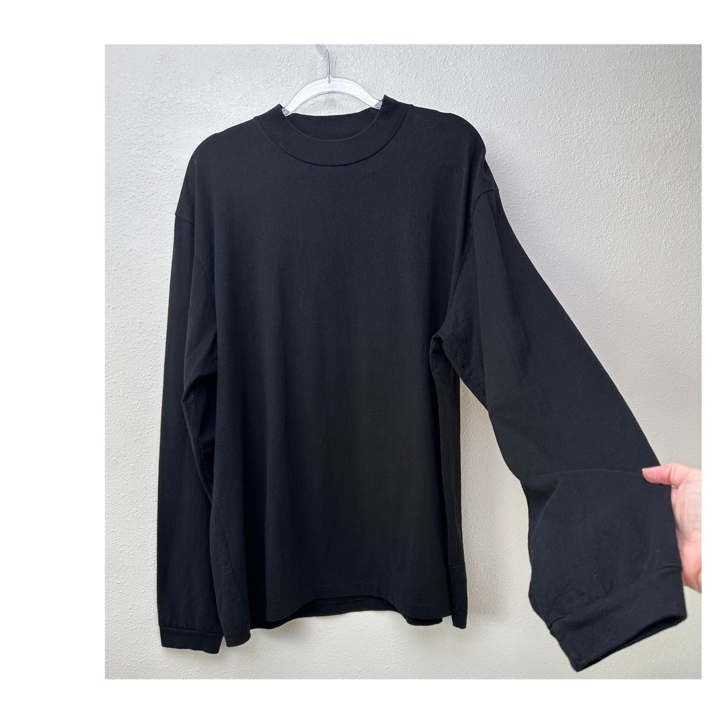 John Elliott LS University Tee Black Long Sleeve Men’s L