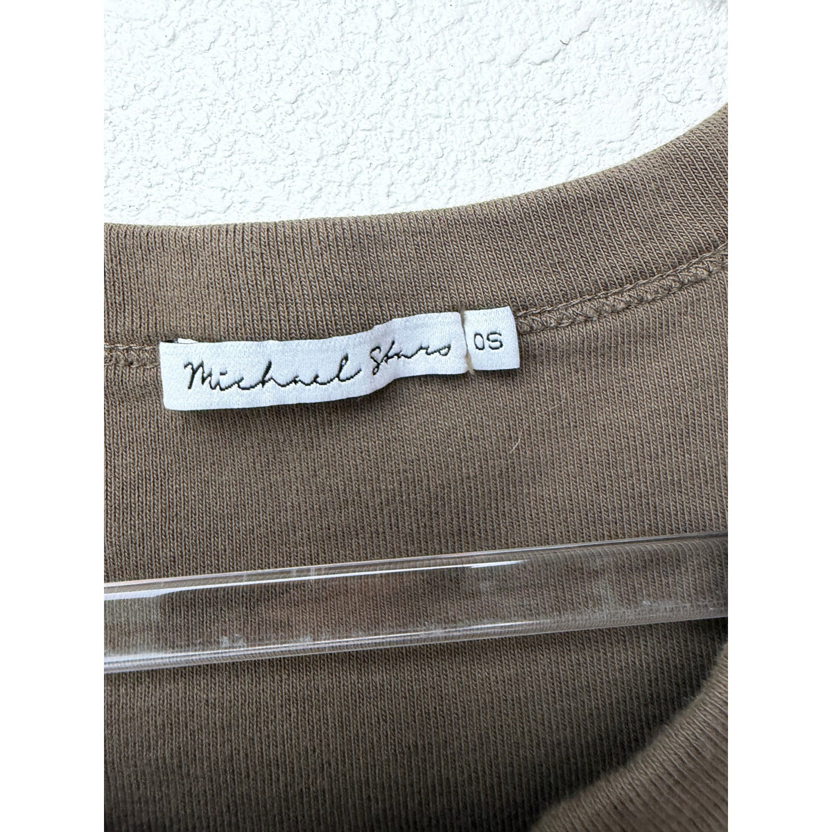Michael Stars Olive Ribbed Cotton Tank Women OS