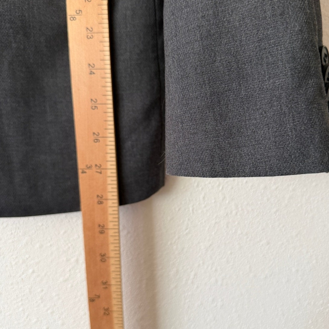 H&M Slim Fit Charcoal Gray Two Button Blazer Suit Jacket Men's US 40R