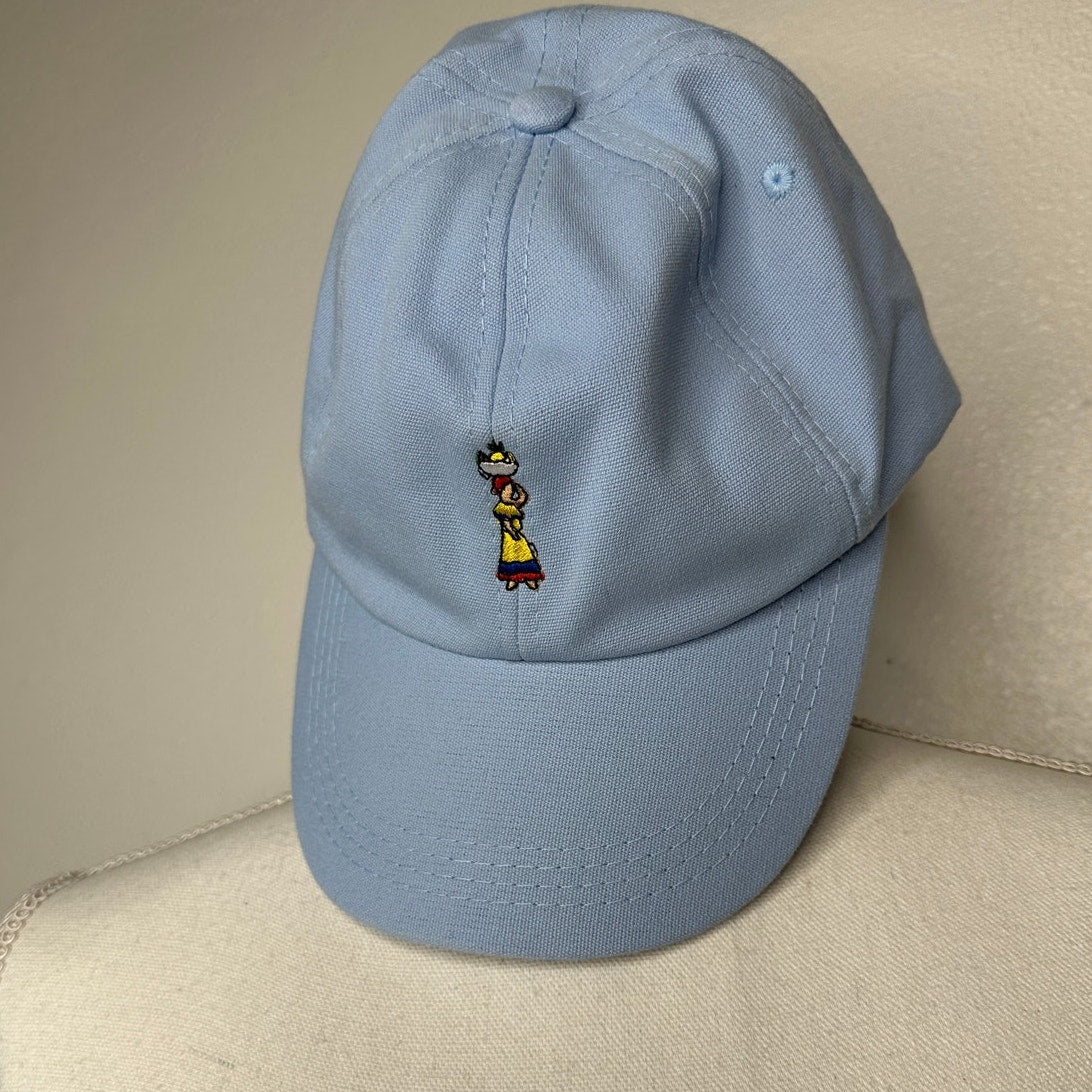 Kowu Light Blue Colombian Embroidered Adjustable Baseball Cap