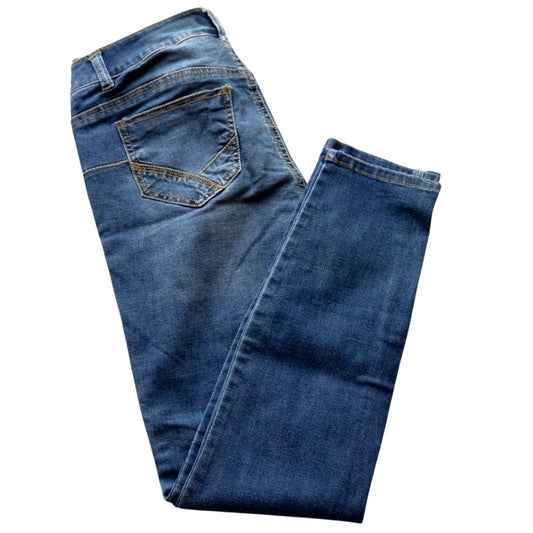 Fashion Nova Light Wash Mid Rise Skinny Denim Jeans 5