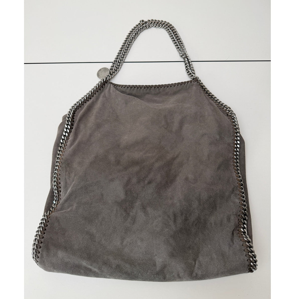 Stella McCartney Gray Chain Tote Bag Women's Large