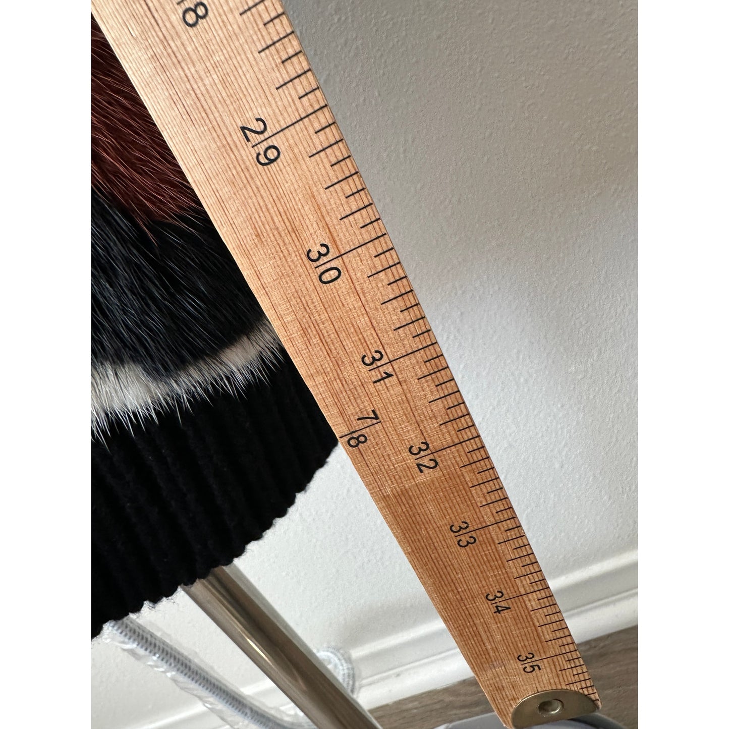 Fendi Black Chunky Balloon-Sleeve Cashmere and Mink Fur Animal Print Sweater 6