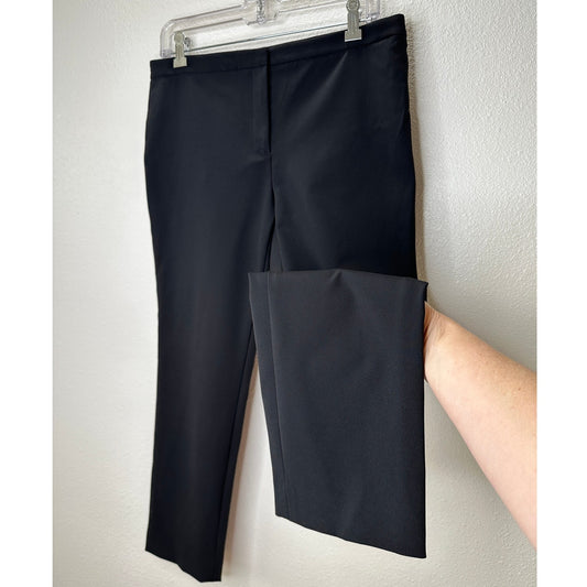 Theory Black Perform Tech Classic Skinny Leg Trouser Pants 8
