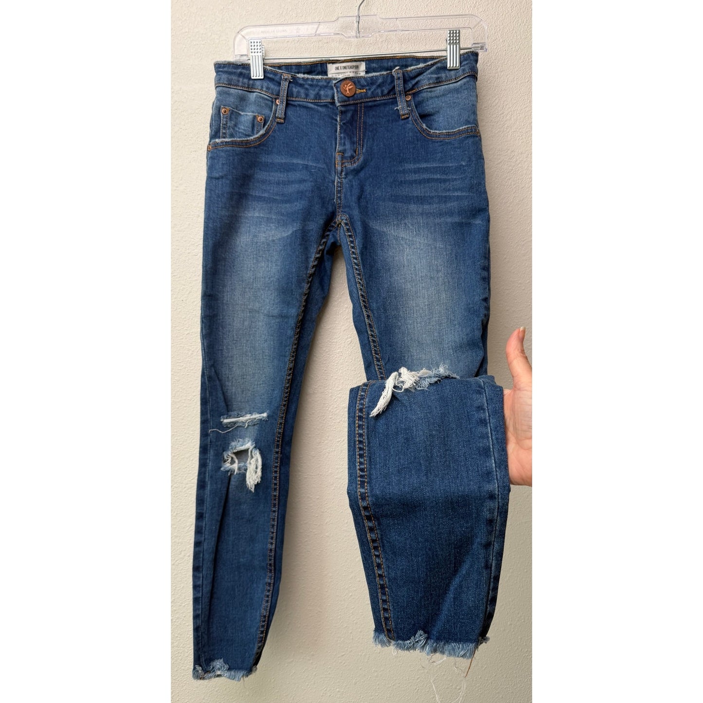 One Teaspoon Freebirds II Blue Skinny Jeans Women's 26
