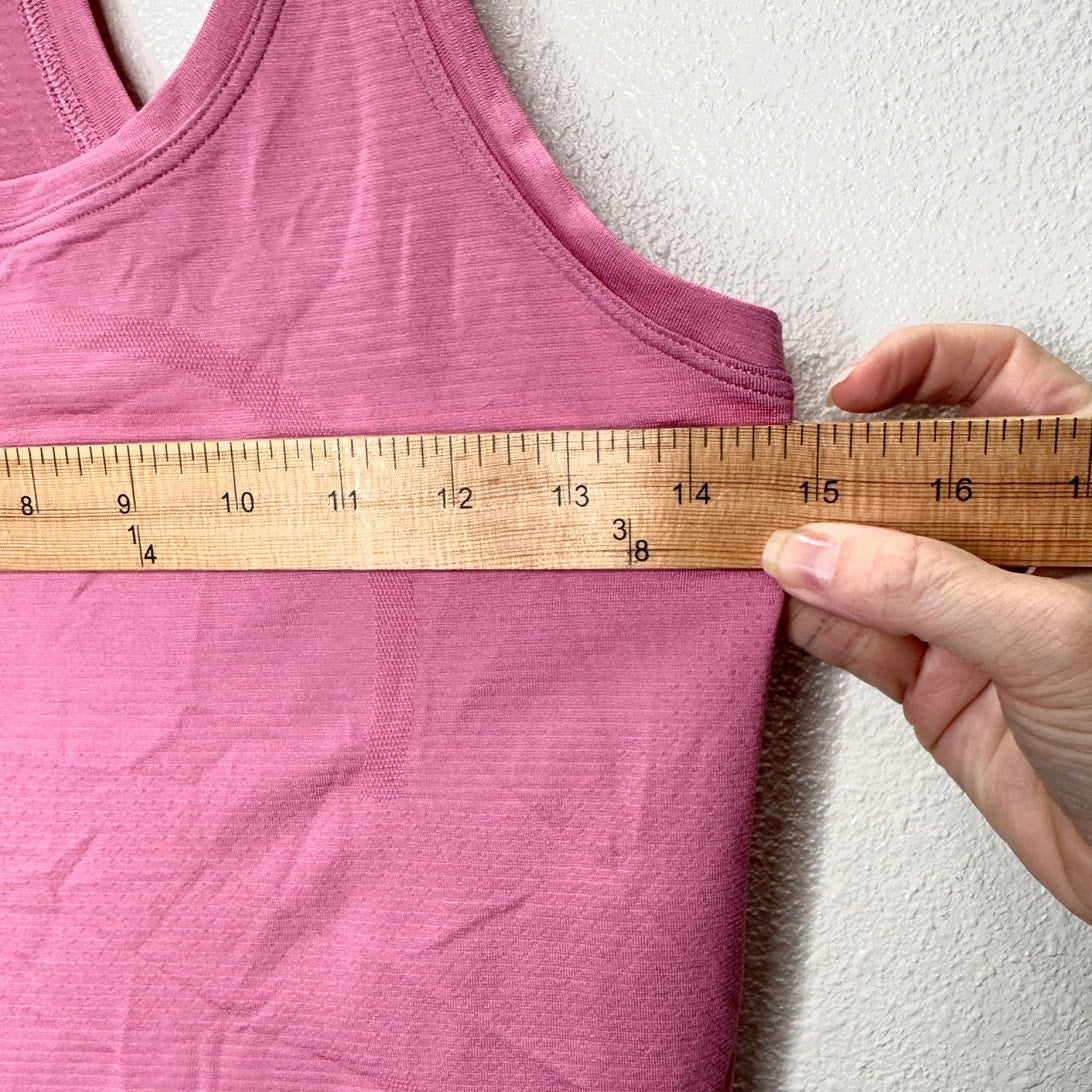Lululemon Light Pink Round Neck Long Line Racerback Tank Top 6