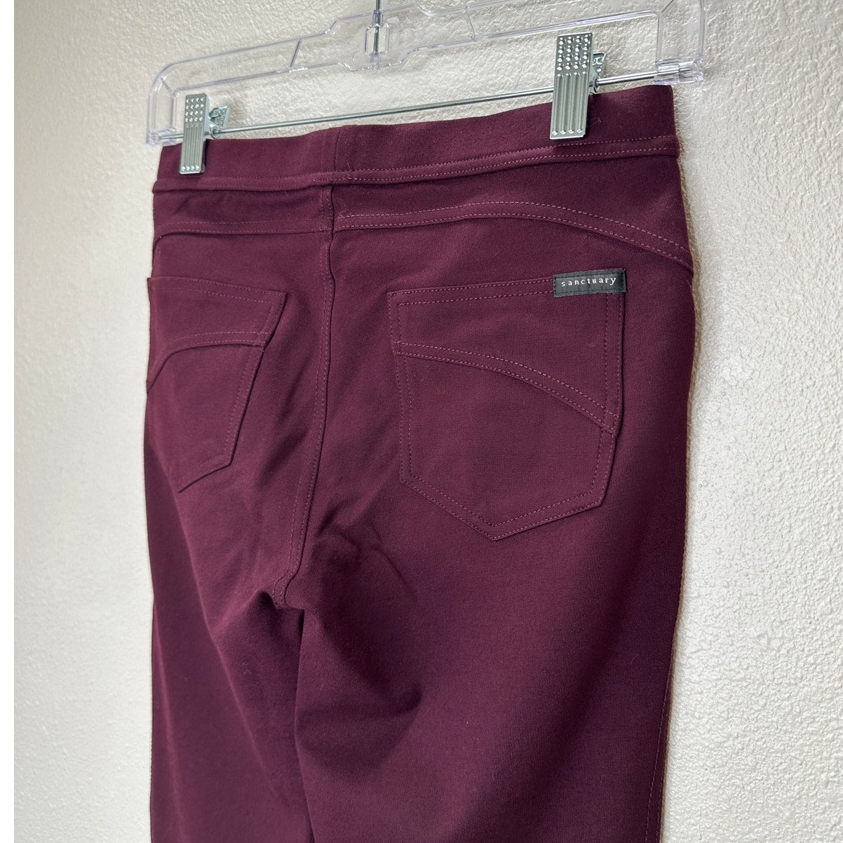Sanctuary Eggplant Purple Pull On Jegging Legging Small