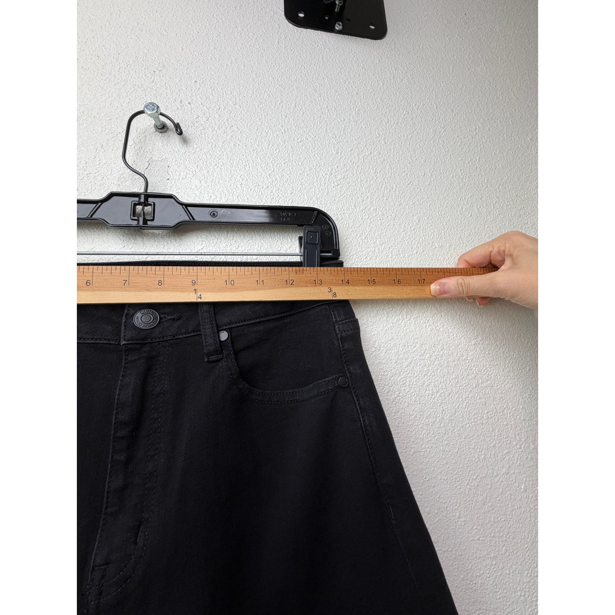 Quince Bella Black Wide Leg Jeans Women's 27 x 32