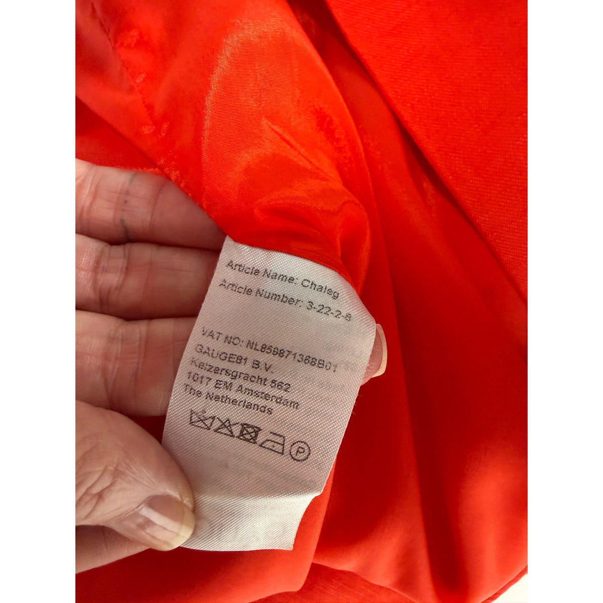 GAUGE81 Orange Red Cutout Mini Dress Women S