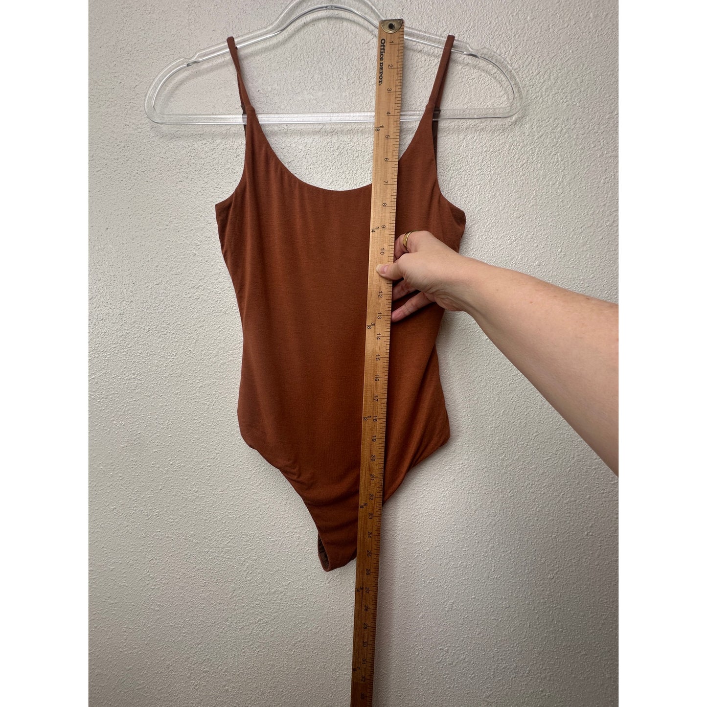 Privacy Please Florence Bodysuit Brown XS Thong Cami
