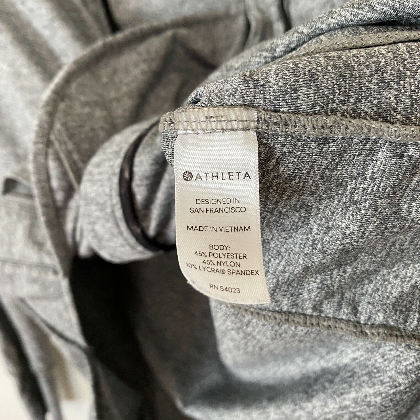 Athleta Med Gray Baja UPF 50+ Hooded Zip Jacket with Thumb Holes Arm Pockets XXS