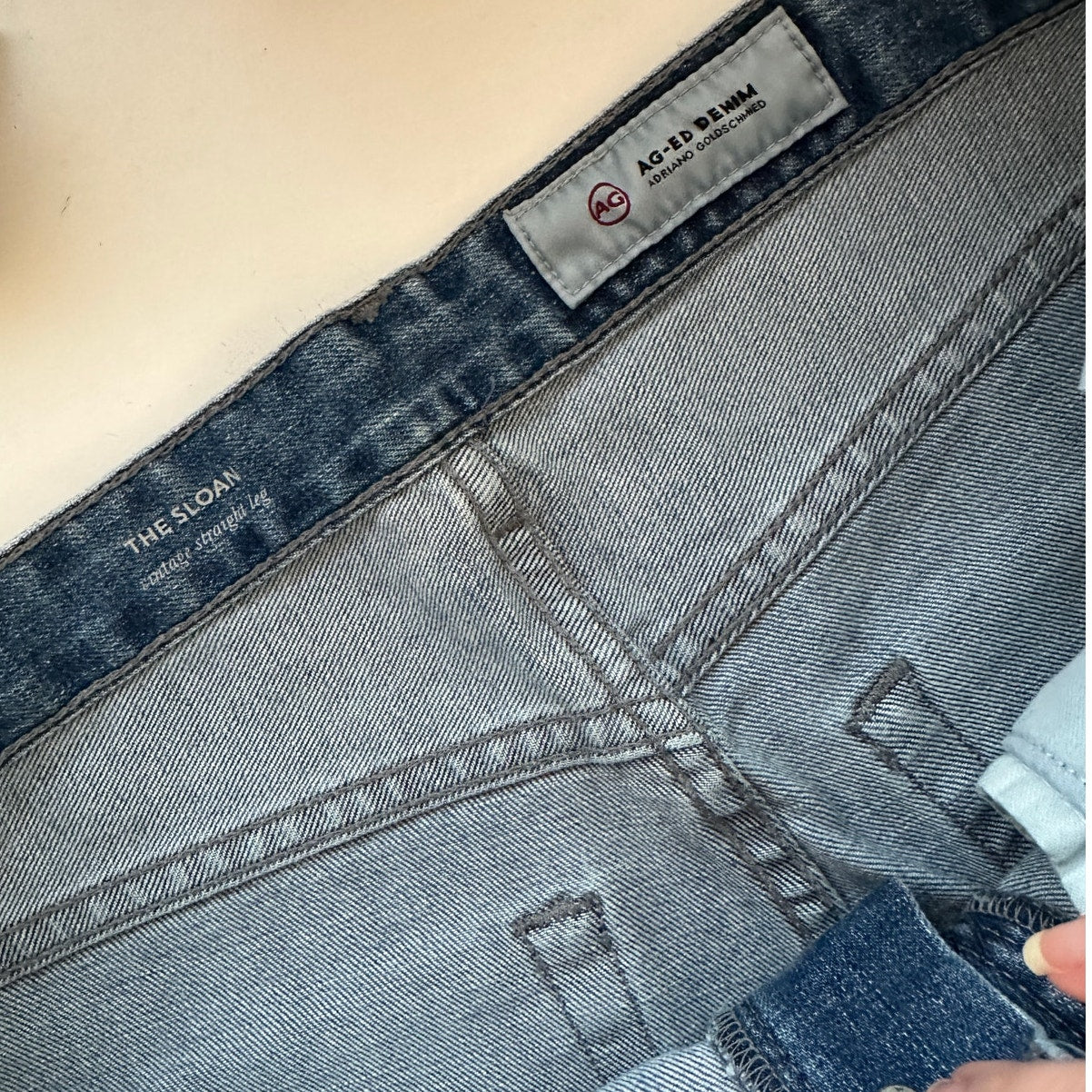 AG The Sloan Jeans Medium Wash Women US 29 Straight Leg
