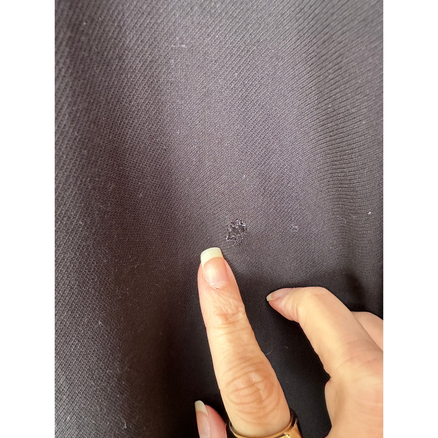 The Row Black Shirt Button Long Sleeve Collared L Semi Sheer