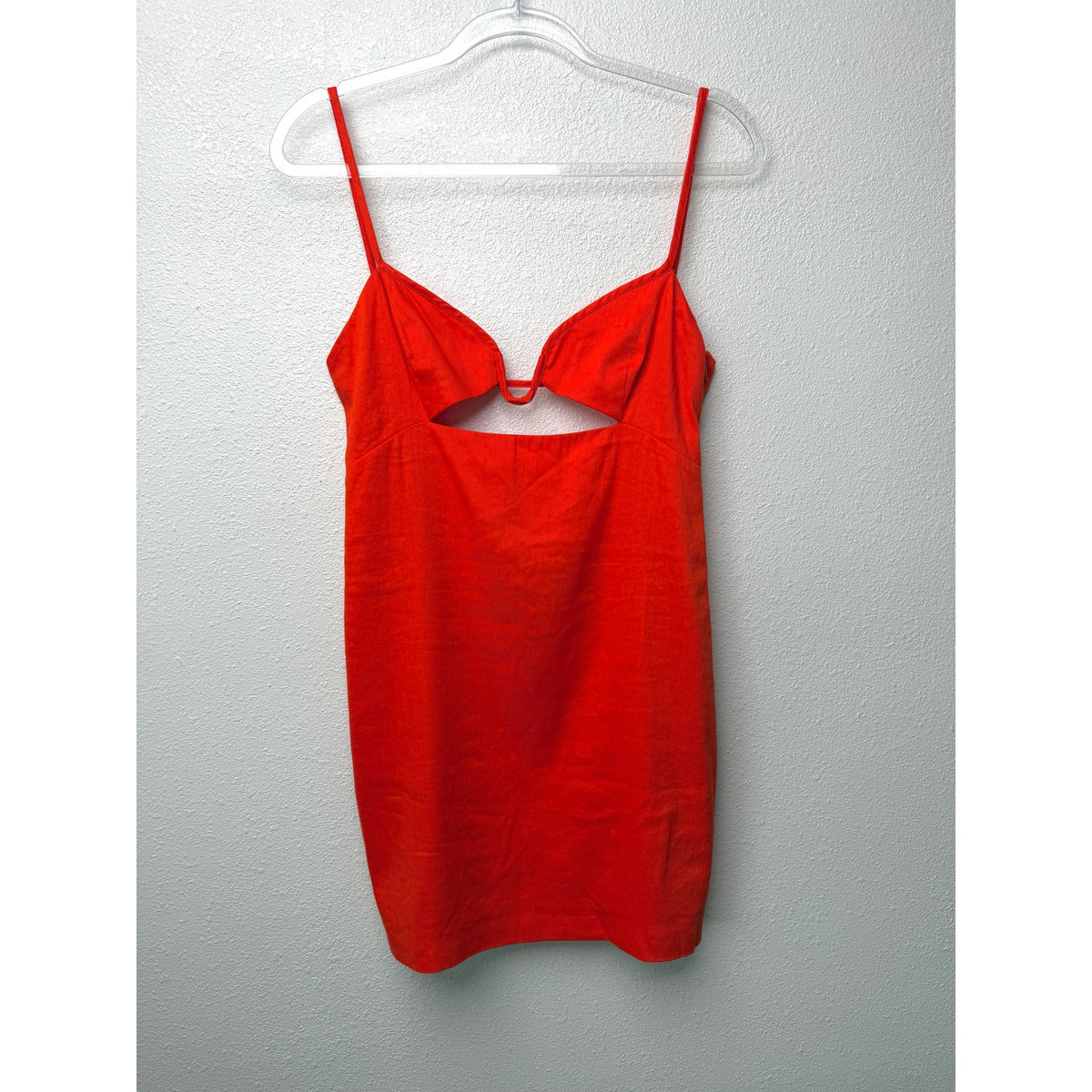 GAUGE81 Orange Red Cutout Mini Dress Women S