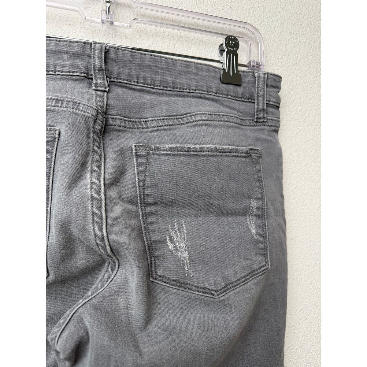 Banana Republic Gray Distressed Skinny Jeans Womens 8P