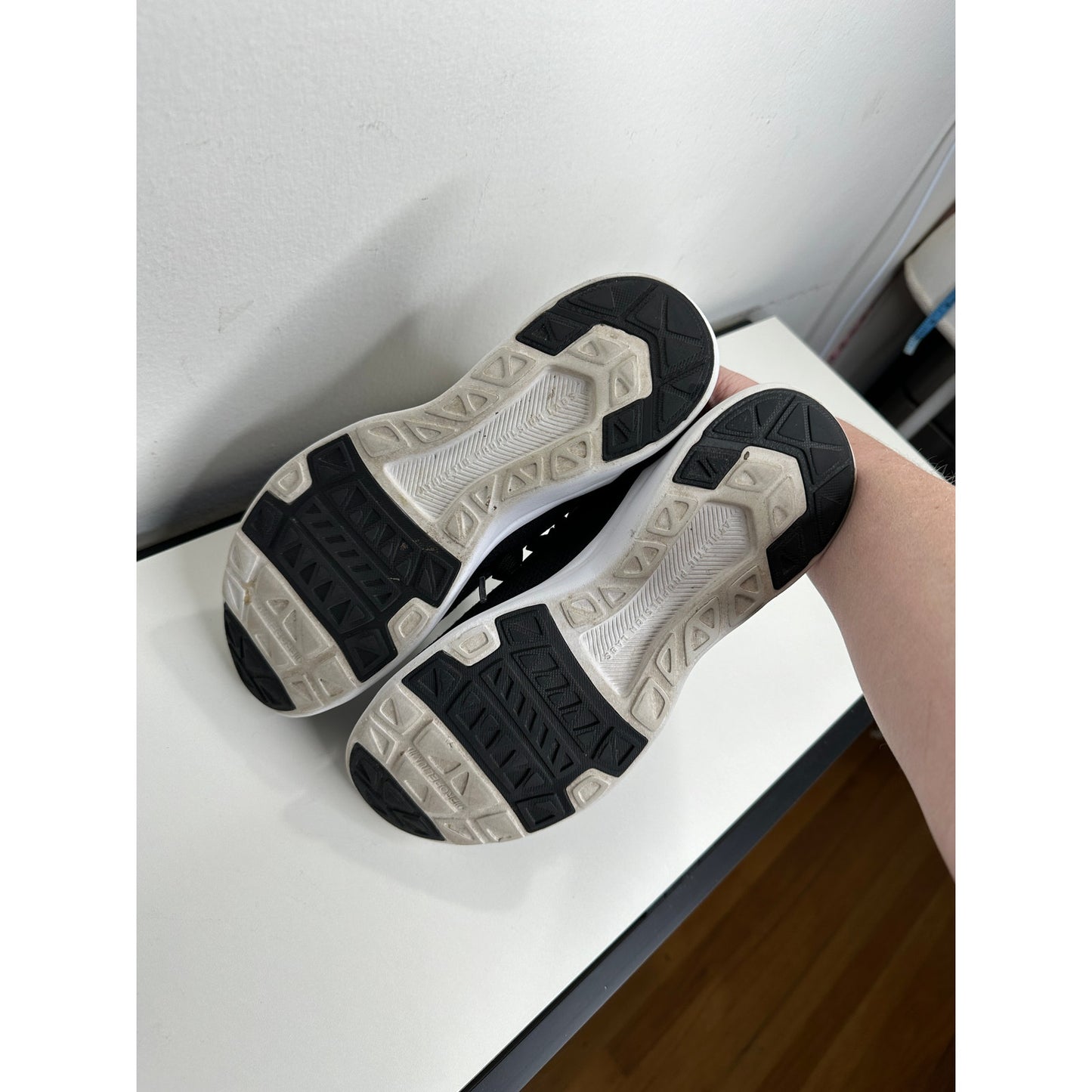 APL TechLoom Breeze Midnight Jungle Black & White Running Shoe 9