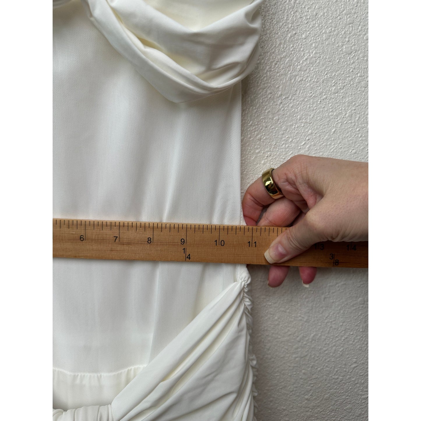 NWT Sasha Therese Amara Maxi Dress White XXS Sheer