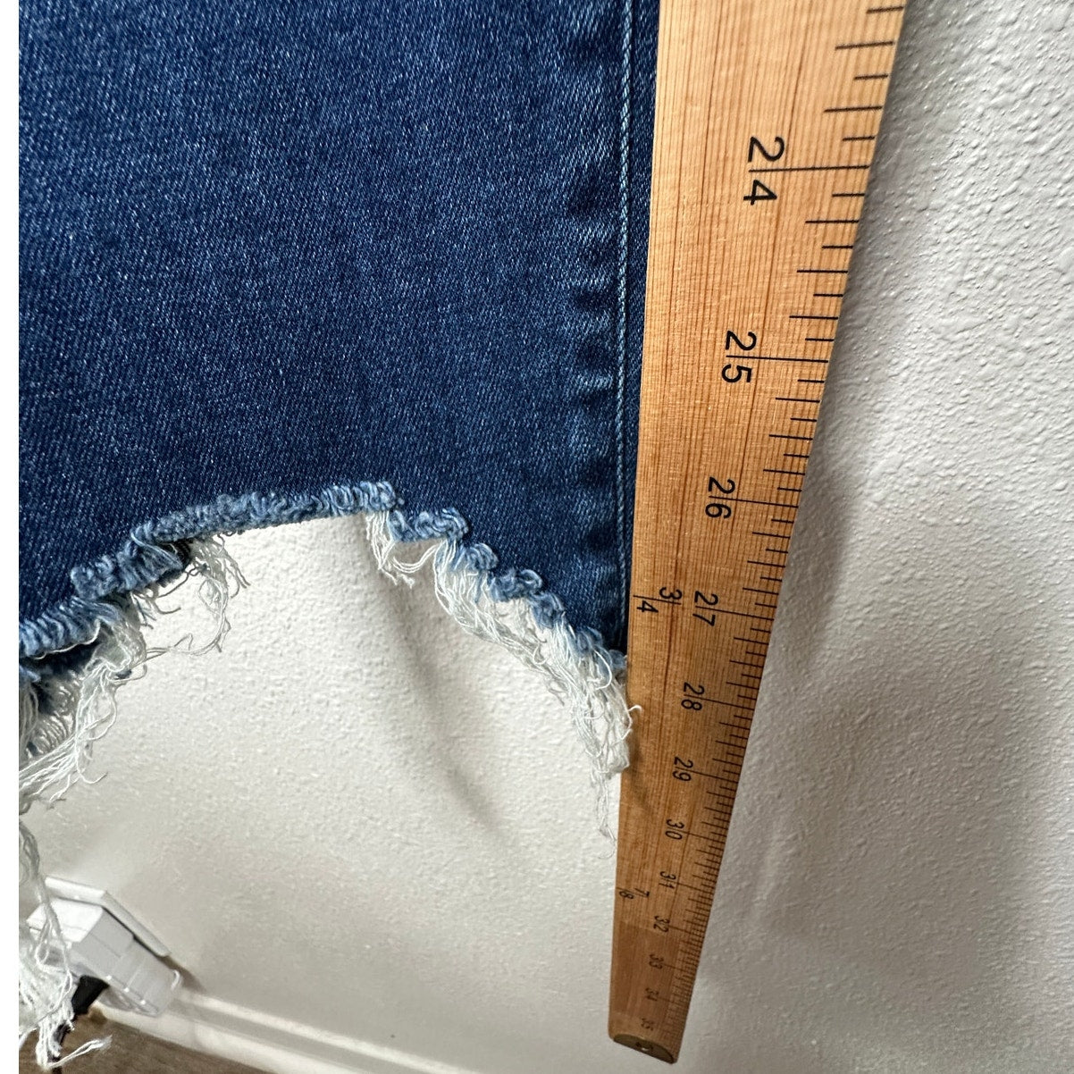 3x1 Eleta 1507 Authentic Straight Leg Raw Hem High Waist Jeans 29
