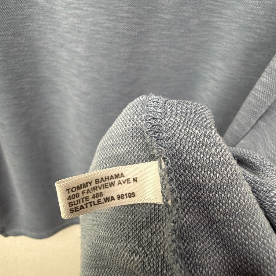 Tommy Bahama Blue Heathered Crew Neck T-Shirt Men’s XL