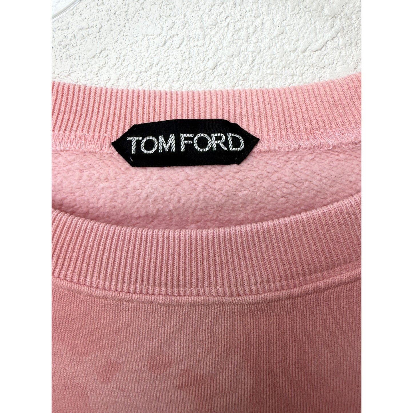 Tom Ford Mens M Pink Tie Dye Cotton Crewneck Sweatshirt