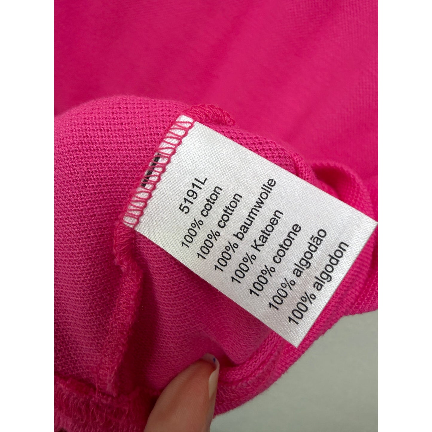 Lacoste Pink Womens Polo Shirt US L Logo Cotton