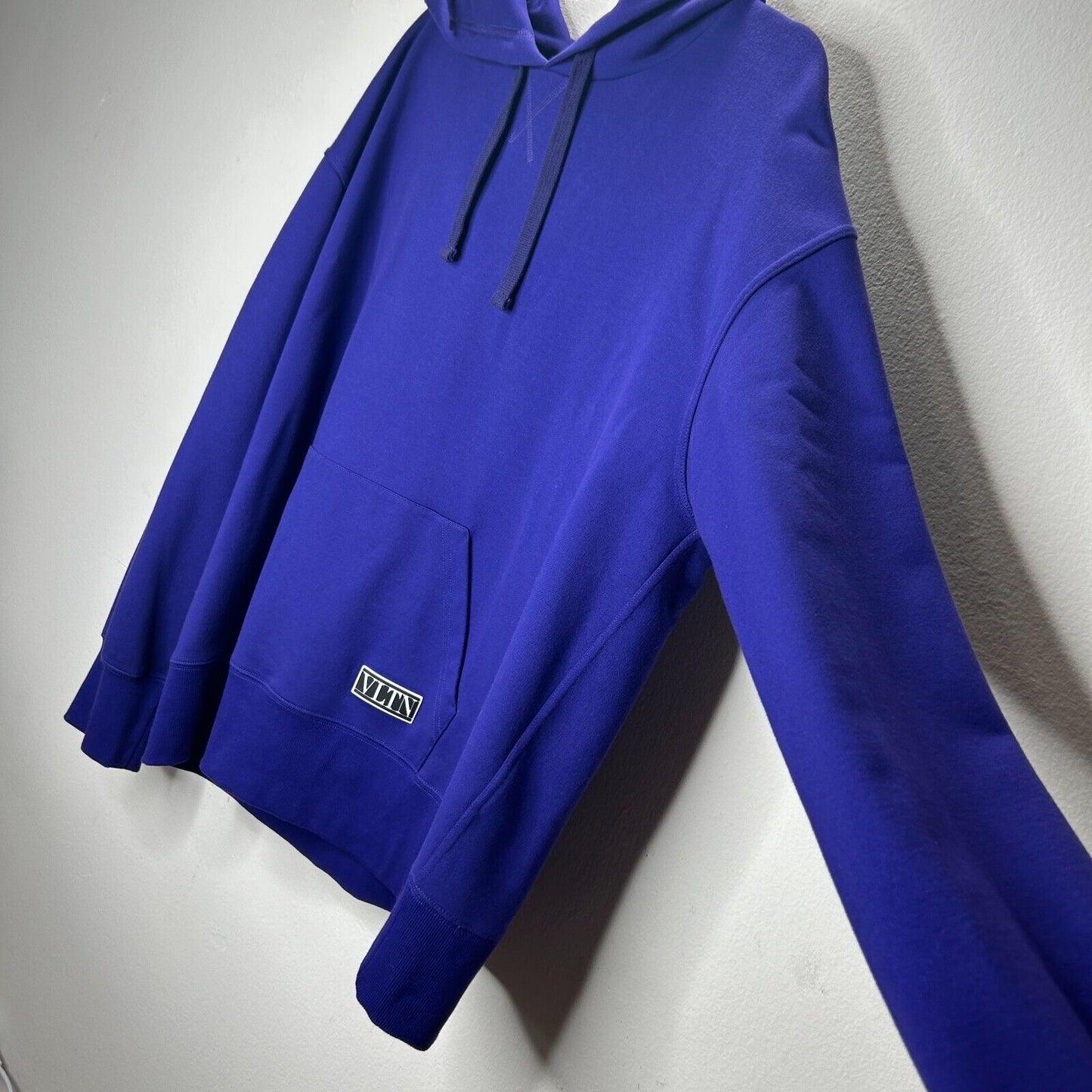 Valentino Purple Oversize Long Sleeve Hoodie Pocket VLTN