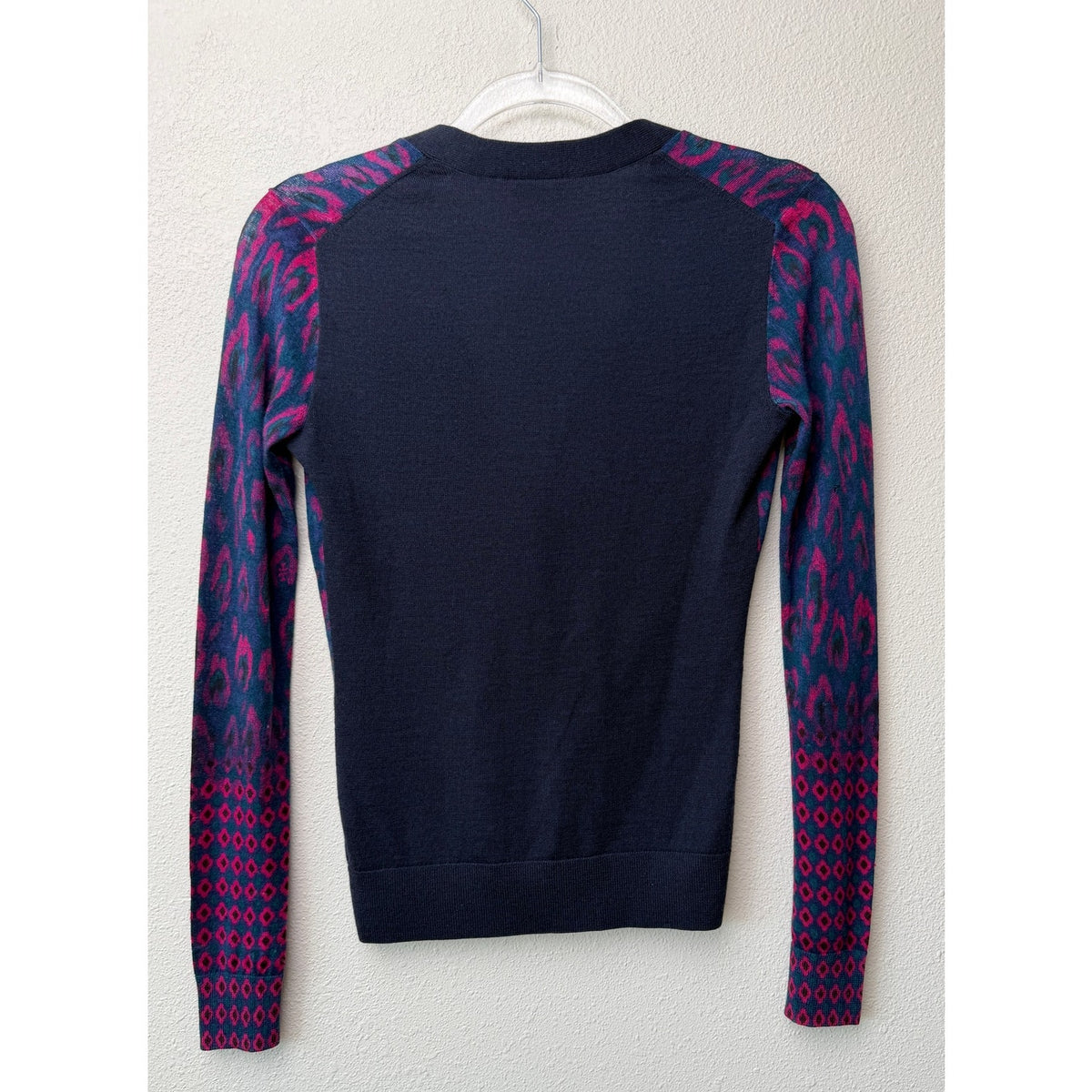 Tory Burch Brady Wool Cardigan Women XS Multicolor
