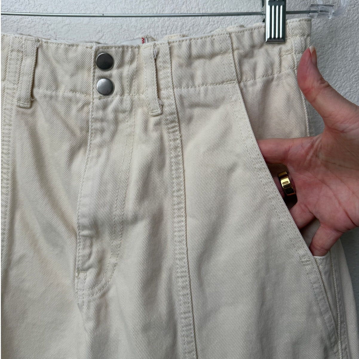 BDG Buttercream Wide Leg Utility Cargo Pants Women's Size 26