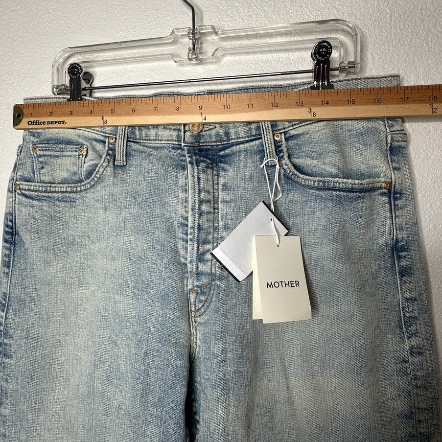 NWT Mother Light Acid Wash Button Fly tomcat Marrakesh Jeans 32