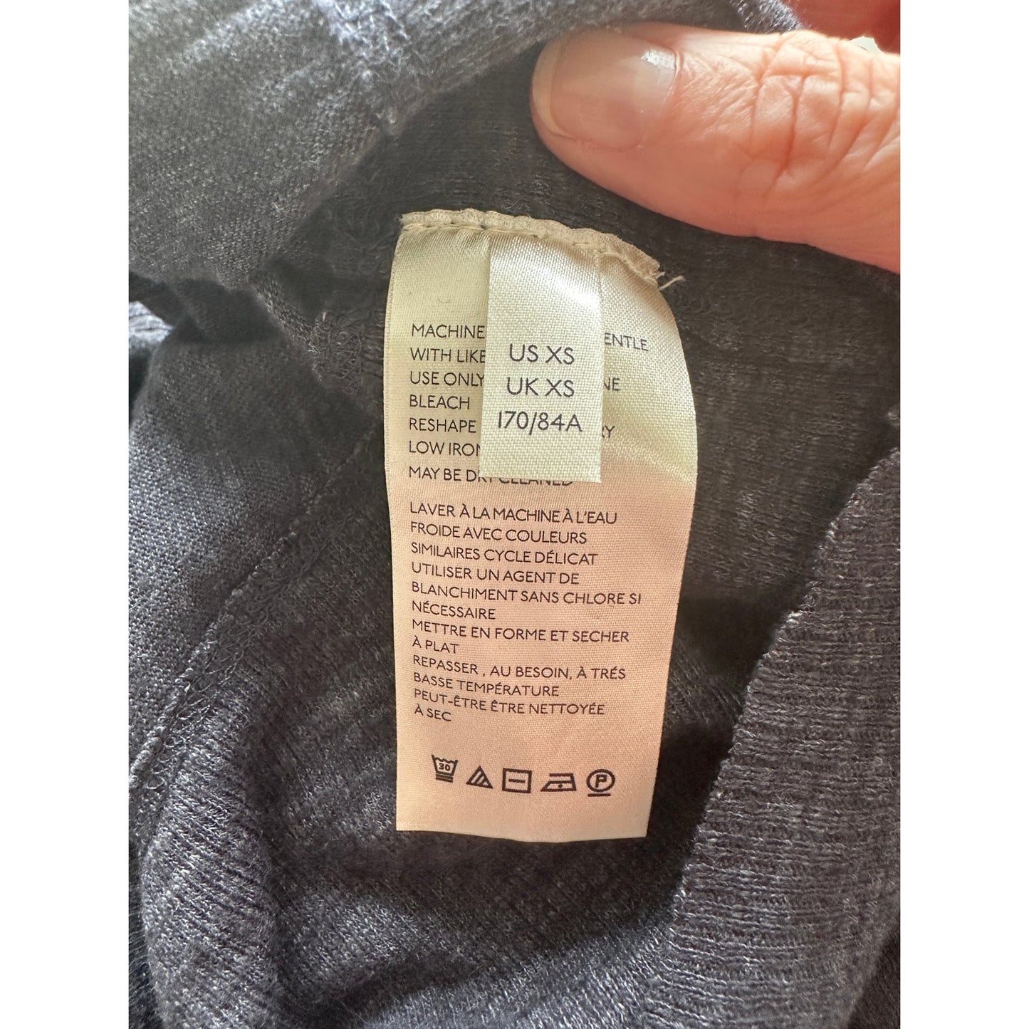 NWT We The Free Dark Gray Spaghetti Strap Flowy Knit Top XS