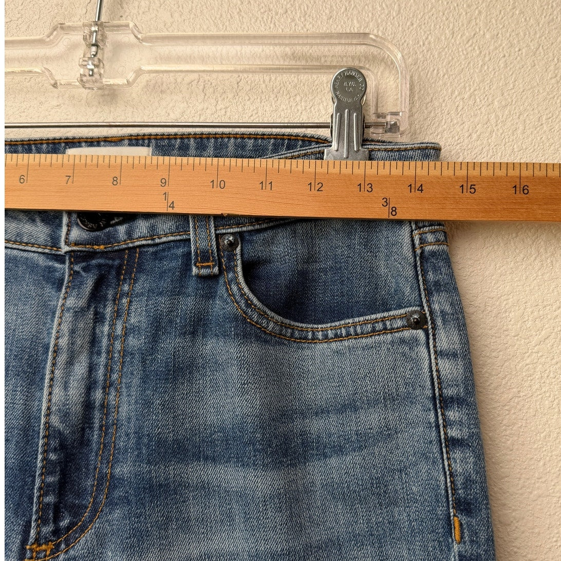 ASKK NY Juniper Jeans Blue Womens 27 Wide Leg