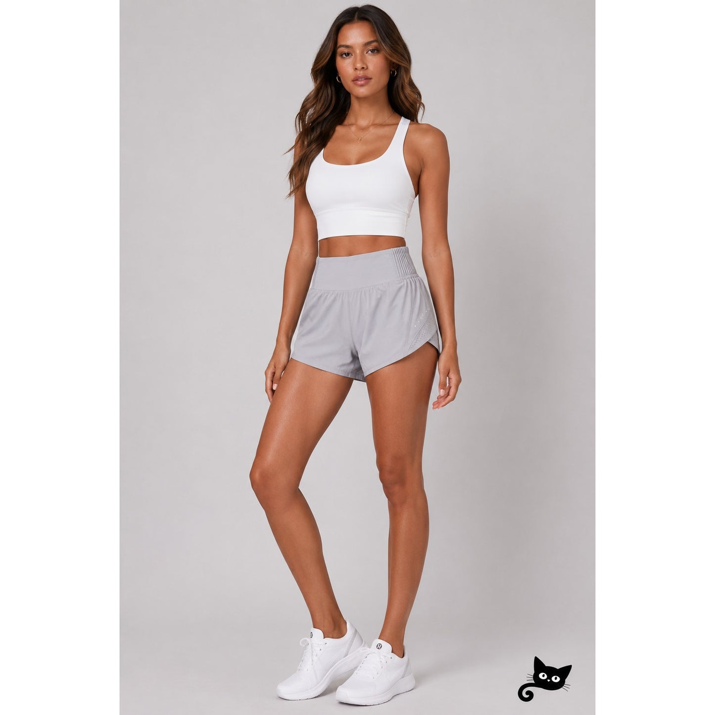 Lululemon Gray Hotty Hot High Rise Lined Shorts Special Edition 2
