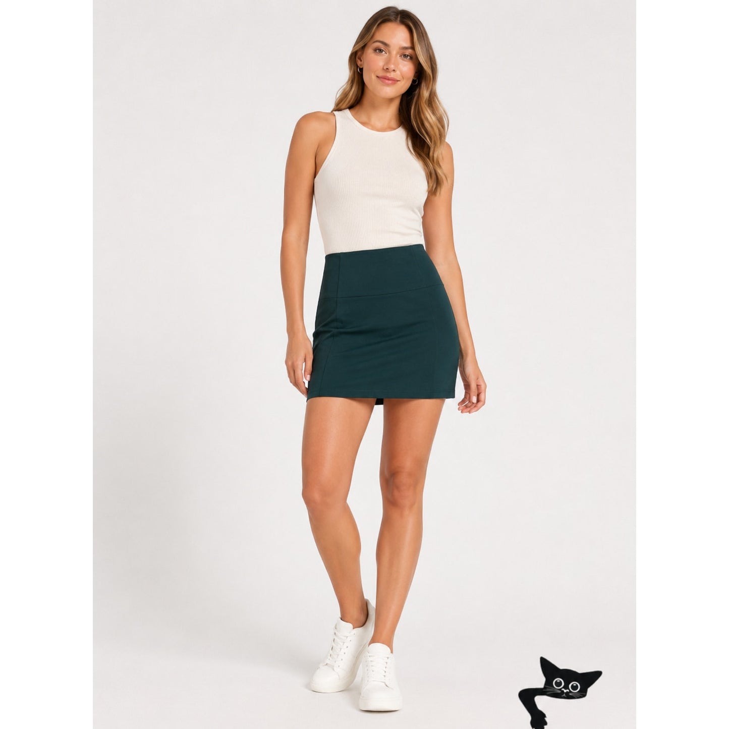 Lululemon Go Cityfarer Forest Green Pencil Mini Skirt 6