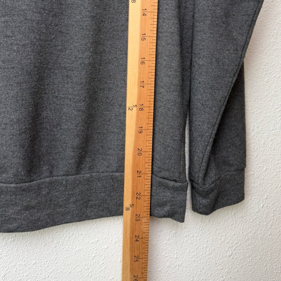 Anine Bing sweater gray graphic logo women US S crewneck