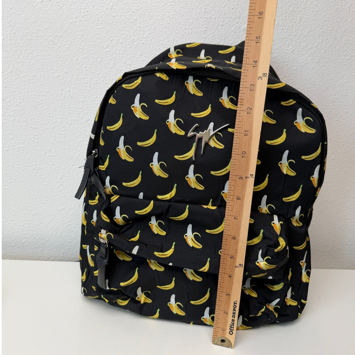 Giuseppe Zanotti Banana Print Nylon Backpack - Authentic Designer Luxury Bag