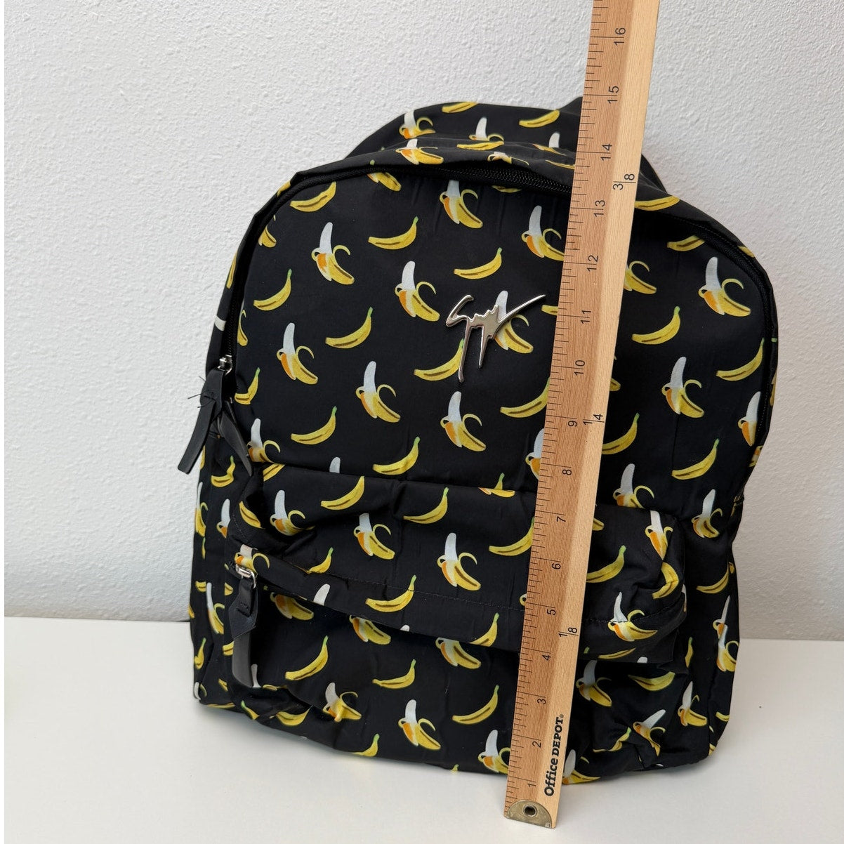 Giuseppe Zanotti Banana Print Nylon Backpack - Authentic Designer Luxury Bag