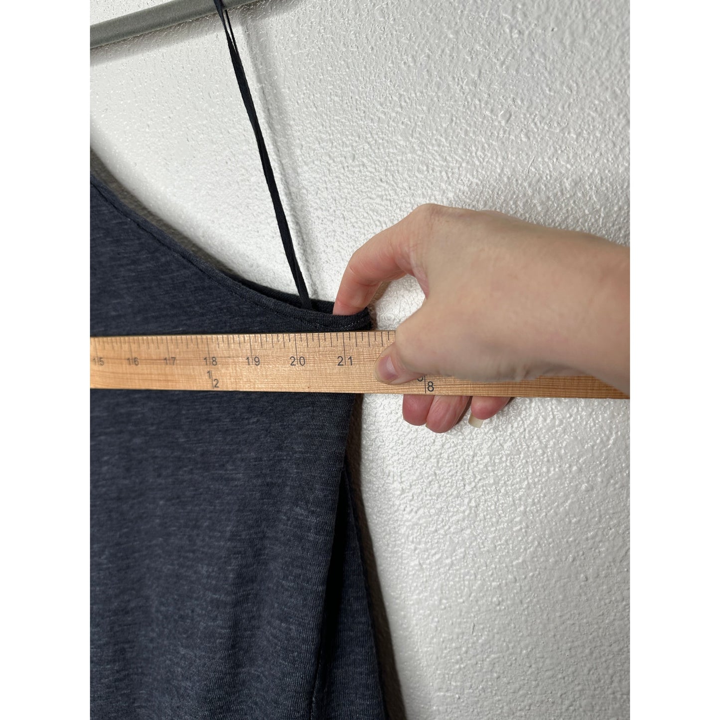 NWT We The Free Dark Gray Spaghetti Strap Flowy Knit Top XS