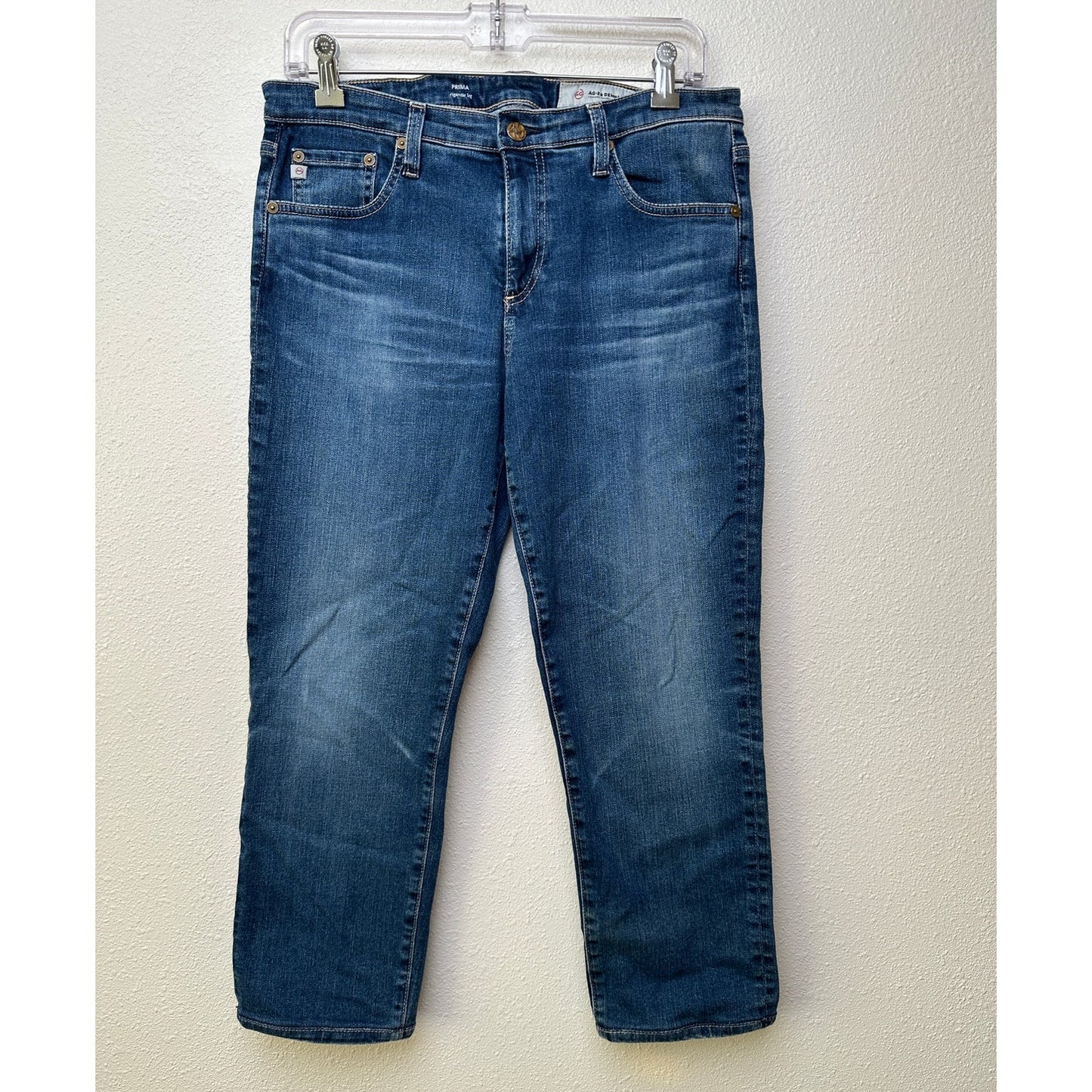 AG Adriano Goldschmied Prima Cigarette Leg Jeans Medium Wash Women’s 31R